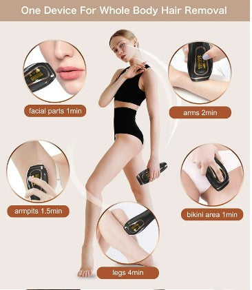 IPL Hair Removal Device for Women/Men - Black